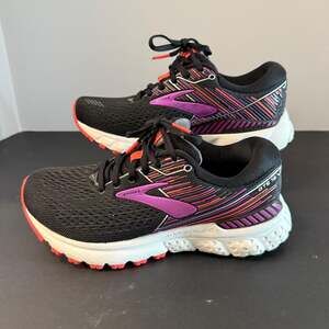 Brooks Adrenaline GTS 19 Women's Running Shoes Black Purple Size 7